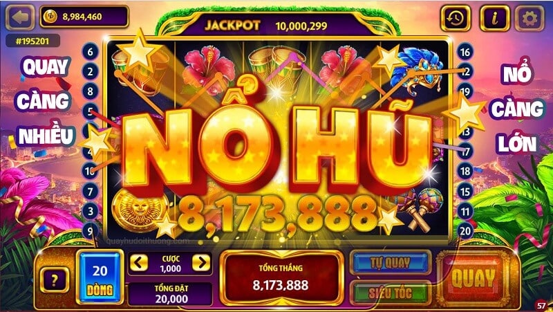 Game Nổ Hũ Đổi Tiền Mặt Uy Tín - Chơi Ngay & Rút Tiền Thật