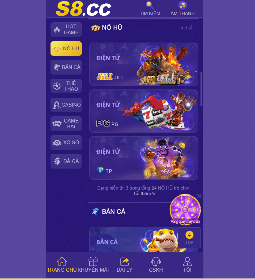 S8 cc Nhà cái S8 cung cấp game casino uy tín hàng đầu